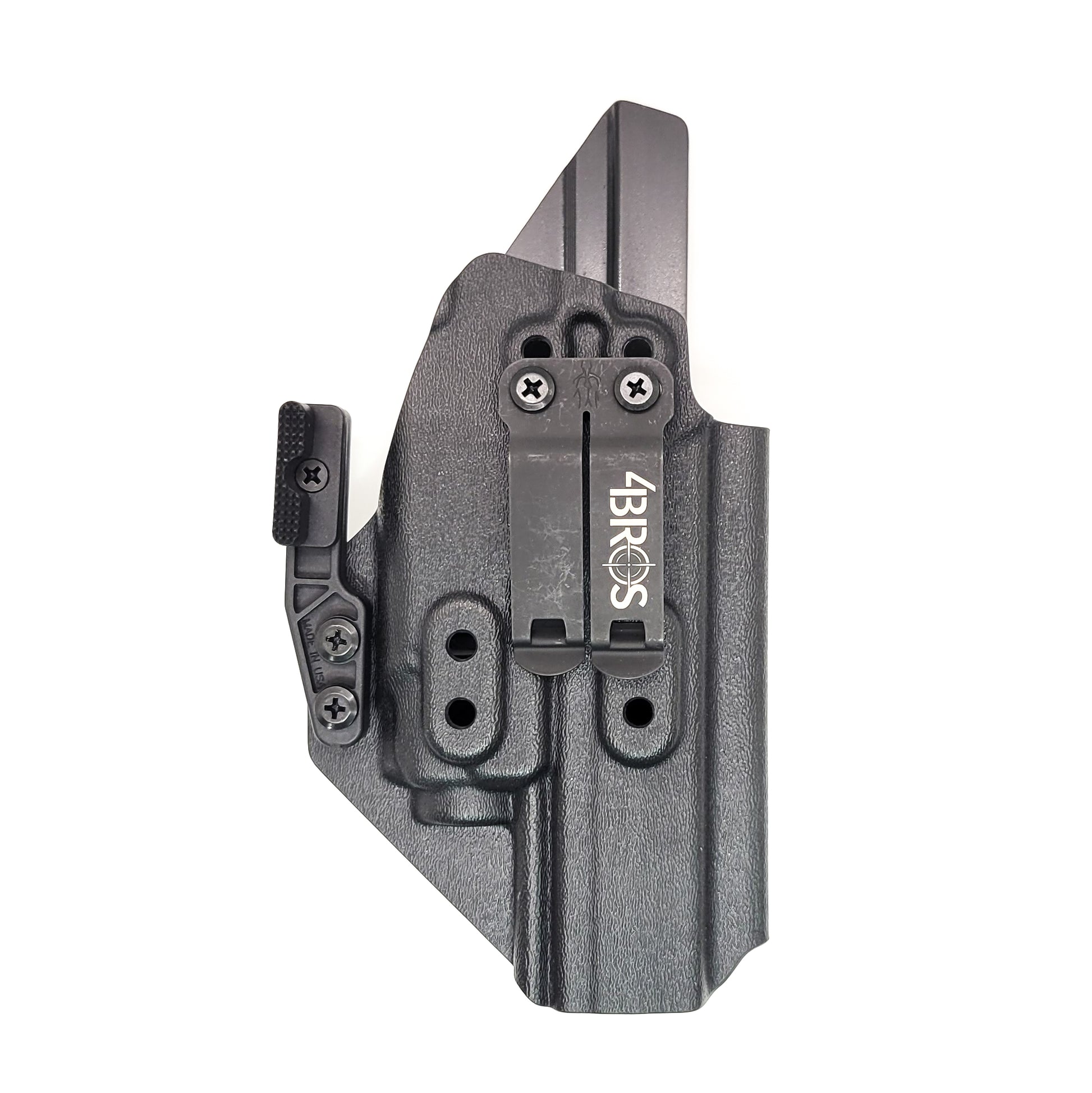 For the best IWB Kydex Inside Waistband Holster for the  FN 509 LS Edge & Apex Tactical 5.00" slide & Streamlight TLR-8 or 8A, shop Four Brothers Holsters. 