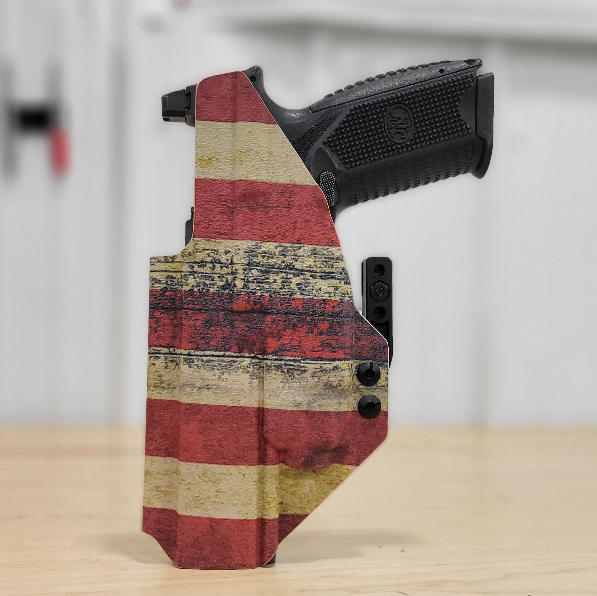 For the best IWB Kydex Inside Waistband Holster for the  FN 509 LS Edge & Apex Tactical 5.00" slide & Streamlight TLR-8 or 8A, shop Four Brothers Holsters. 