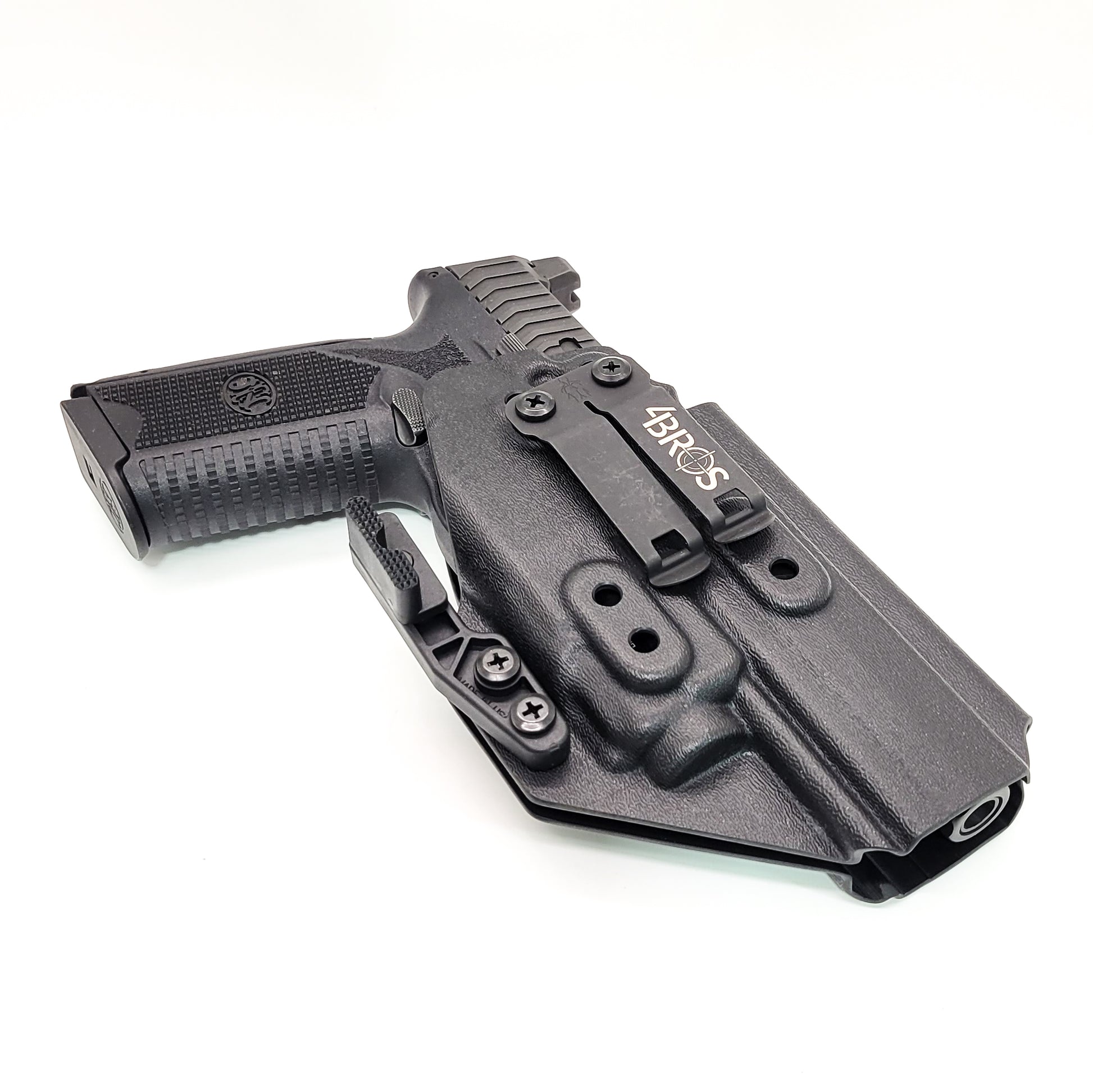 For the best IWB Kydex Inside Waistband Holster for the  FN 509 LS Edge & Apex Tactical 5.00" slide & Streamlight TLR-8 or 8A, shop Four Brothers Holsters. 