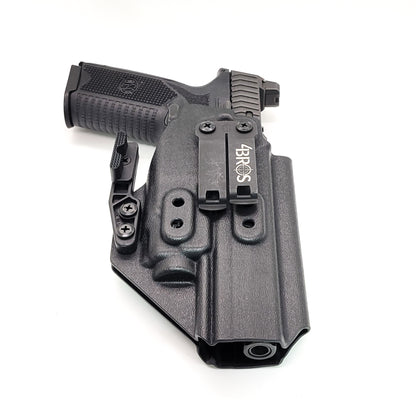 For the best IWB Kydex Inside Waistband Holster for the  FN 509 LS Edge & Apex Tactical 5.00" slide & Streamlight TLR-8 or 8A, shop Four Brothers Holsters. 