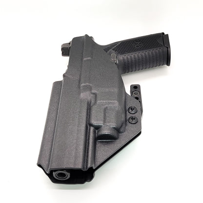 For the best IWB Kydex Inside Waistband Holster for the  FN 509 LS Edge & Apex Tactical 5.00" slide & Streamlight TLR-8 or 8A, shop Four Brothers Holsters. 