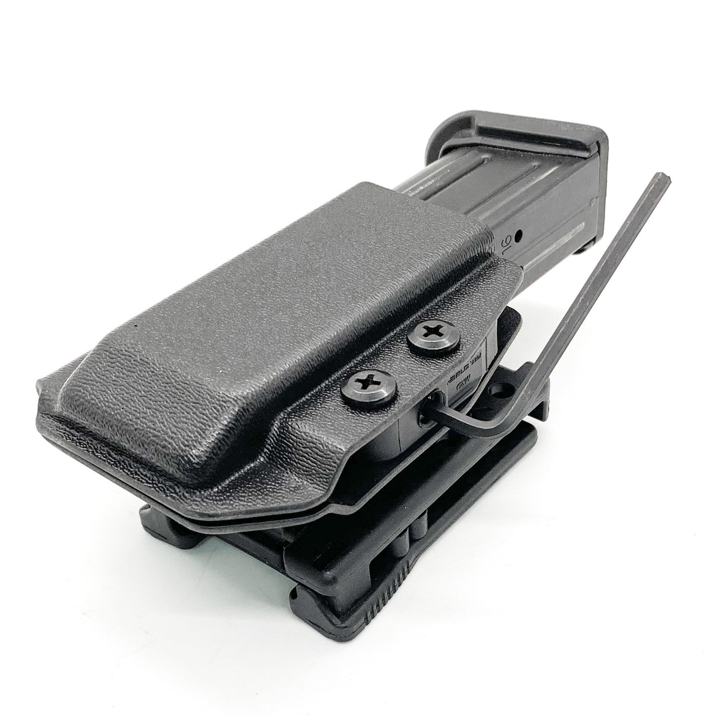 For the best, most comfortable, and rugged Kydex OWB Outside Waistband magazine pouch for FN 509 9mm shop Four Brothers Holsters.  Suitable for belt widths of 1 1/2", 1 3/4". 2" & 2 1/2" Adjustable retention and cant outside waist carrier holster Sig P320, Glock 9mm & 40, Ruger, Walther, Smith & Wesson, FN