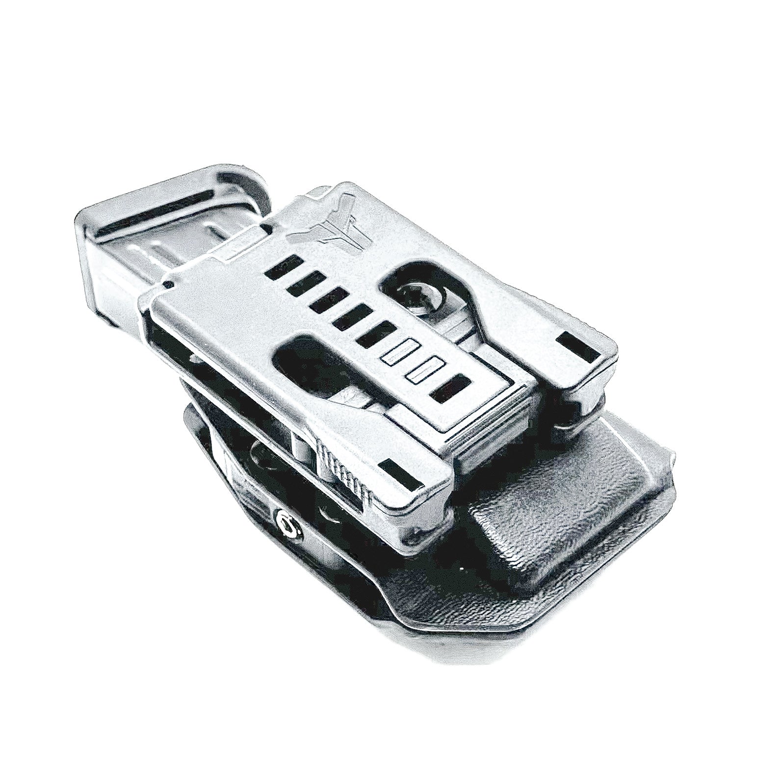 Black Kydex OWB Outside Waistband magazine pouch for FN 509 9mm from Four Brothers Holsters.  Proudly made in the USA.