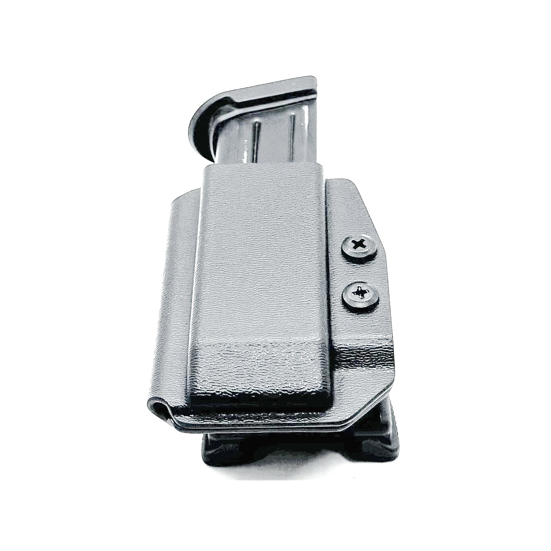 Black Kydex OWB Outside Waistband magazine pouch for FN 509 9mm from Four Brothers Holsters.  Proudly made in the USA.
