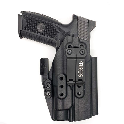 For the best IWB Kydex Inside Waistband Holster for the FN 509  and FN 509 Tactical with the Streamlight TLR-1 or TLR-1 HL, shop Four Brothers 4BROS Holsters.