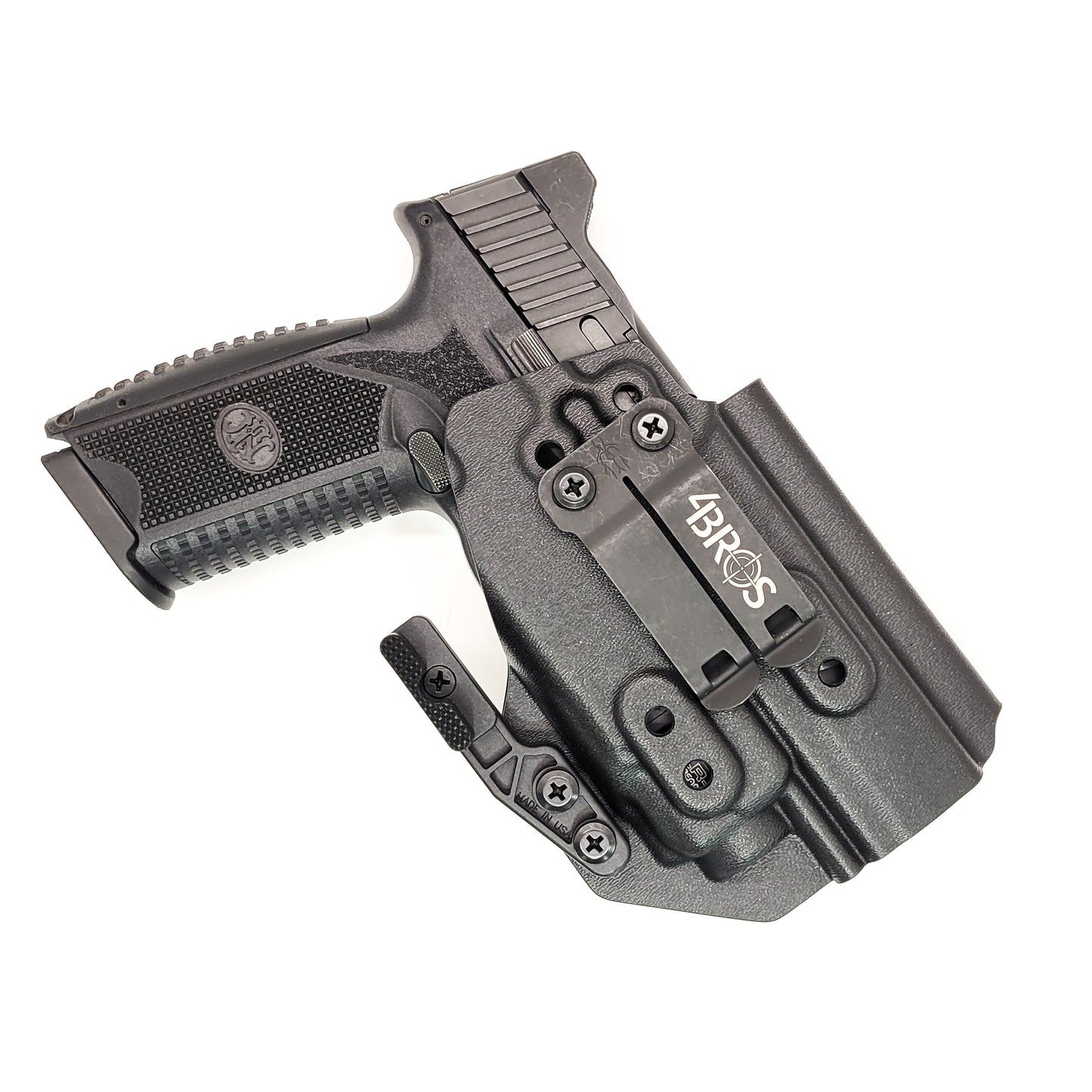 For the best IWB Kydex Inside Waistband Holster for the FN 509 compact, 509, 509 Tactical with the Streamlight TLR-8 or TLR-8A, shop Four Brothers Holsters.