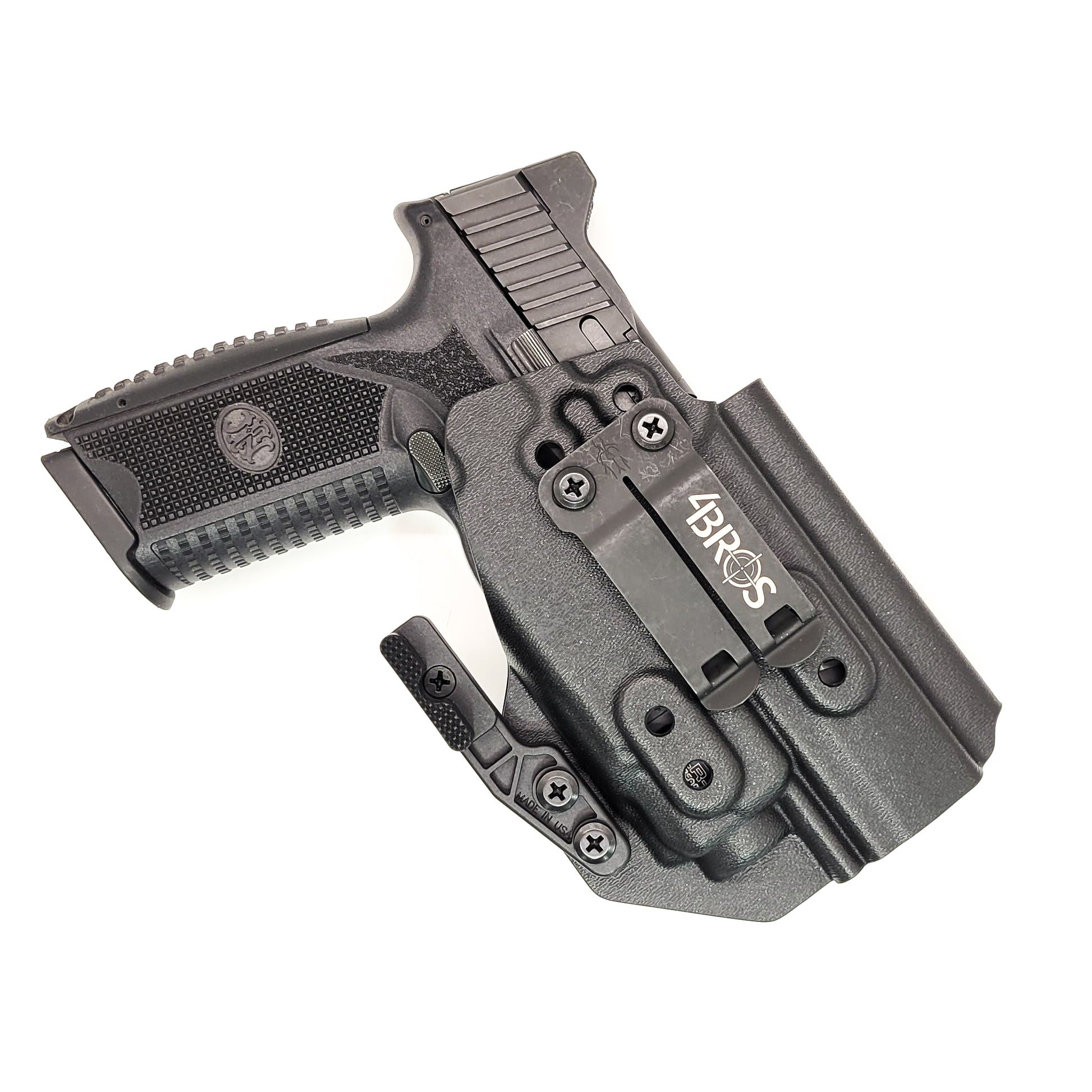For the best IWB Kydex Inside Waistband Holster for the FN 509 compact, 509, 509 Tactical with the Streamlight TLR-8 or TLR-8A, shop Four Brothers Holsters.