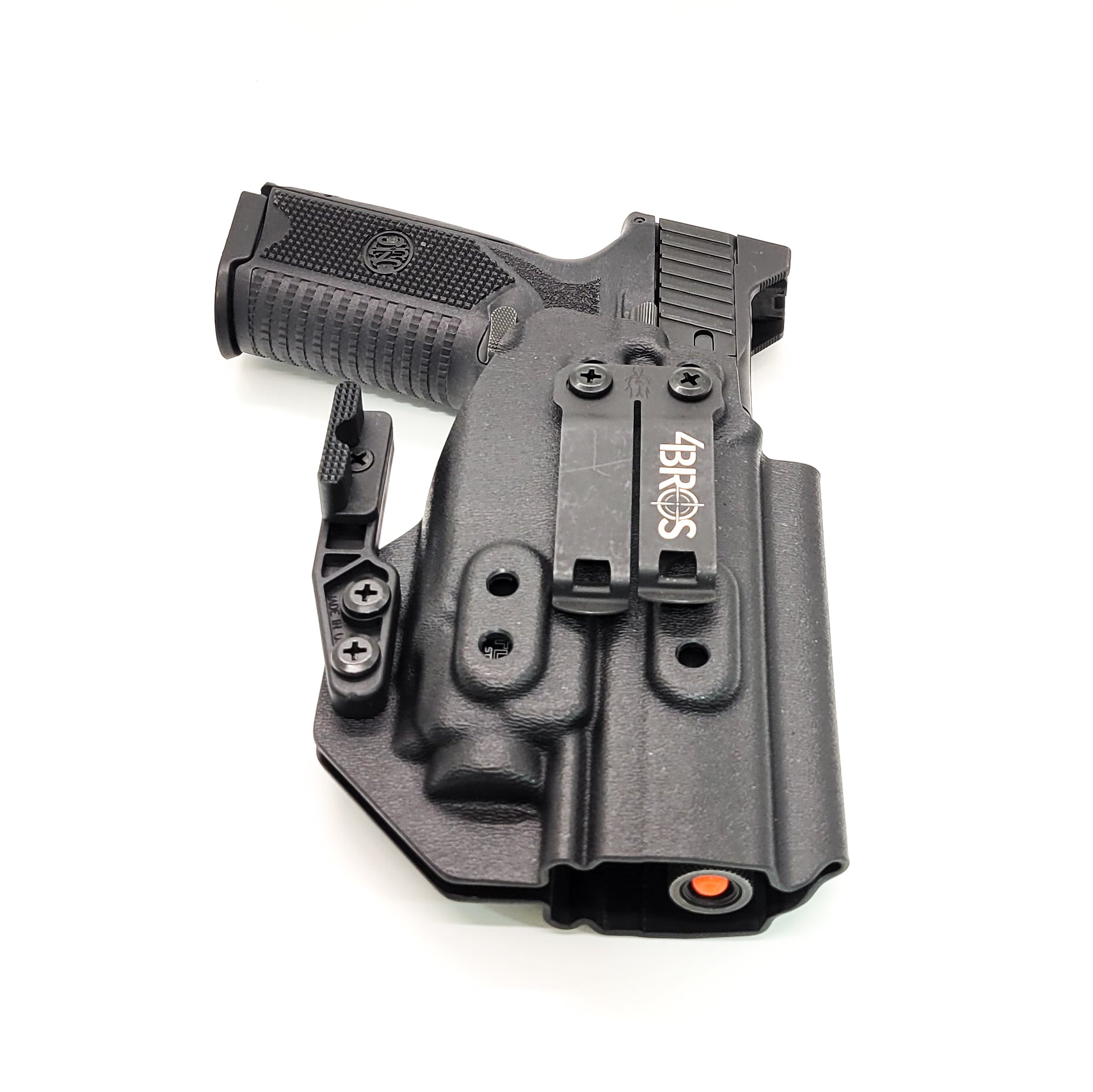 For the best IWB Kydex Inside Waistband Holster for the FN 509 compact, 509, 509 Tactical with the Streamlight TLR-8 or TLR-8A, shop Four Brothers Holsters.