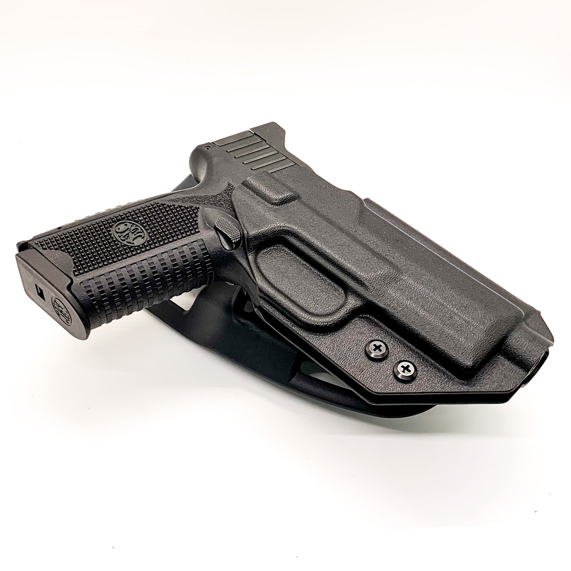 For the best Outside Waistband FN 509 standard or 509 Tactical with Apex 5.00" slide Duty & Competition Style Kydex Holster, shop Four Brothers 4BROS Holsters.

