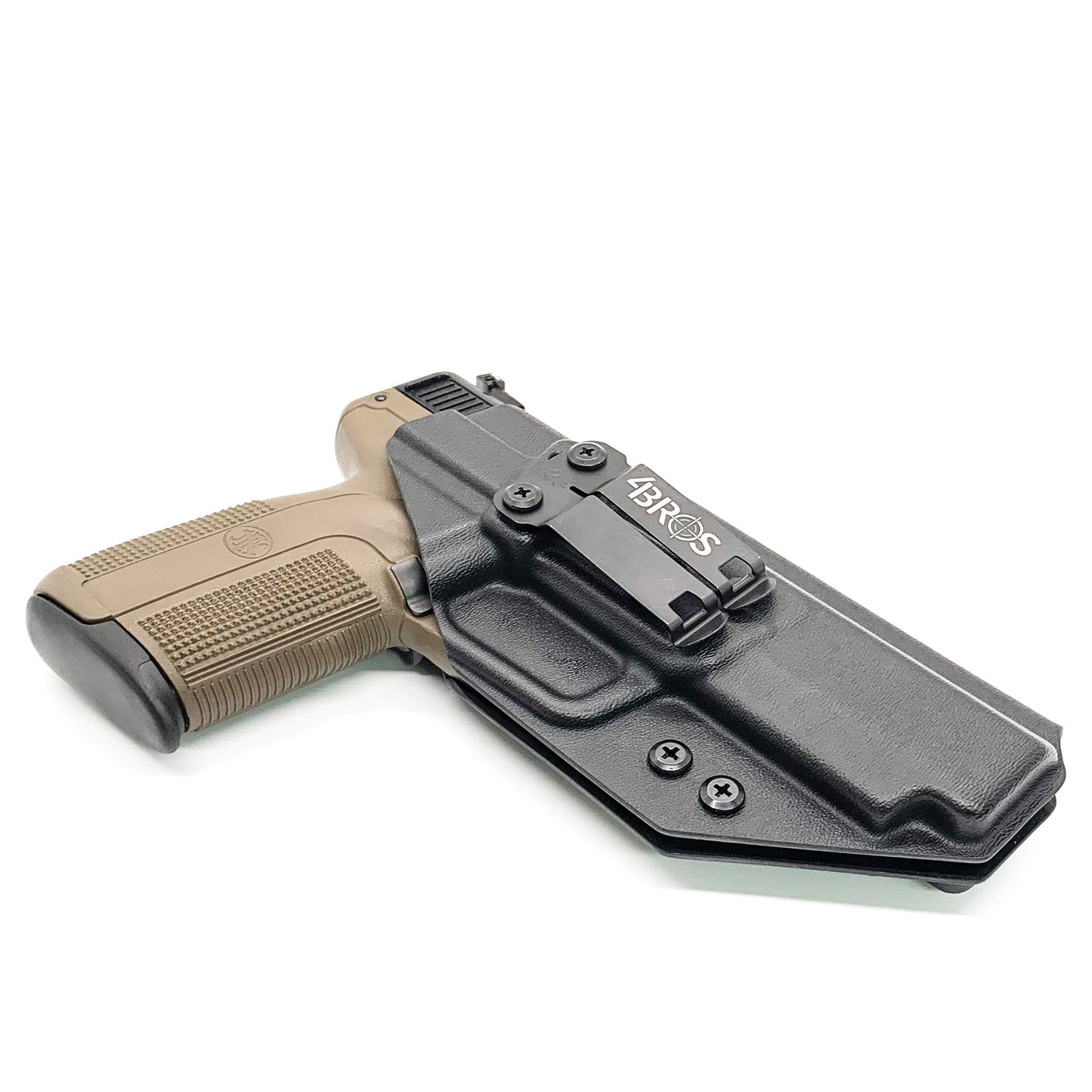 For the best Inside Waistband Holster IWB designed to fit the FN America Five-seveN pistol, shop Four Brothers 4BROS Holsters.  Proudly Made in the USA.