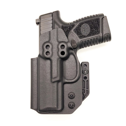 For the best, most comfortable and compact concealed IWB AIWB inside waistband holster designed for the FN Reflex pistol shop Four Brothers Holsters. Our holsters are vacuum formed with a precision machined mold designed from a CAD model of the actual firearm. Suitable for pocket carry. Made in the USA. FN REFLEX