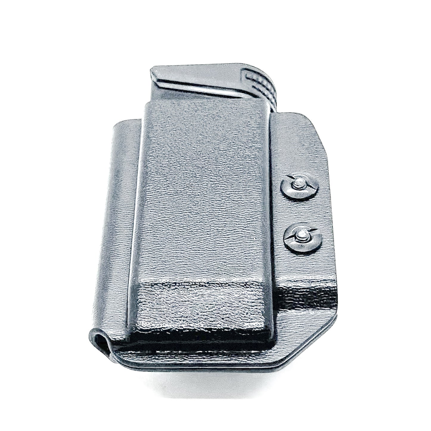 Black Kydex IWB AIWB appendix inside waistband magazine pouch for FN Reflex from Four Brothers Holsters.  Proudly made in the USA.
