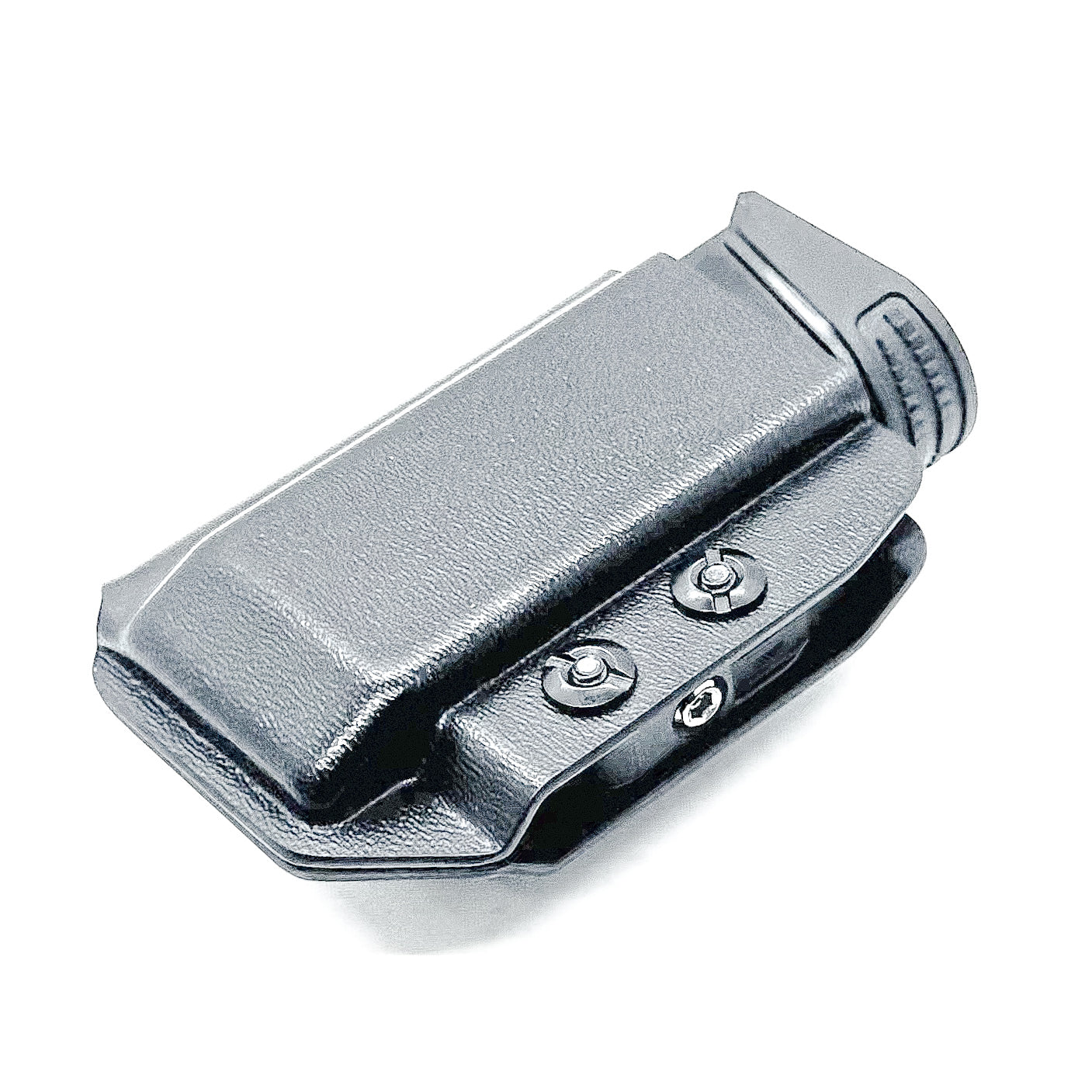 Black Kydex IWB AIWB appendix inside waistband magazine pouch for FN Reflex from Four Brothers Holsters.  Proudly made in the USA.