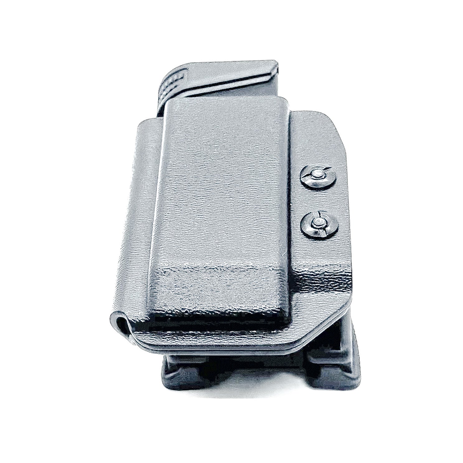 Black Kydex OWB Outside Waistband magazine pouch for FN Reflex from Four Brothers 4BROS Holsters.   Proudly made in the USA.