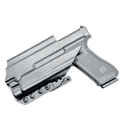 Precision-fit IWB holster for Glock 17 and 47 with Streamlight TLR-1 HL-X. Red dot compatible, Modwing ready, adjustable retention, and proudly made in the USA.