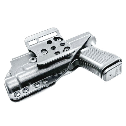 Outside Waistband OWB Holster for the Glock 19, 19X & 45 Gen 5 pistols & Streamlight TLR-1 HL weapon-mounted light from Four Brothers Holsters.