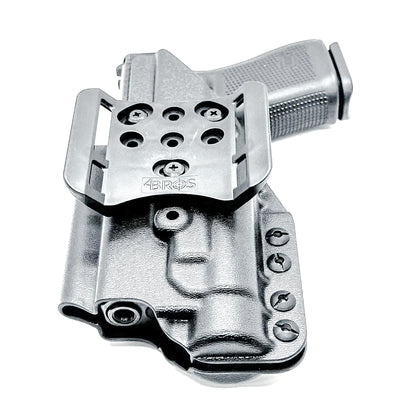 Outside Waistband OWB Holster for the Glock 19, 19X & 45 Gen 5 pistols & Streamlight TLR-1 HL weapon-mounted light from Four Brothers Holsters.