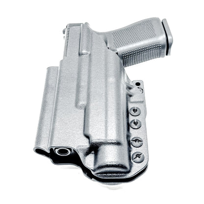 IWB holster for Glock 19 and 45 with Streamlight TLR-1 HL-X. Red dot compatible, Modwing ready, adjustable retention, and proudly made in the USA