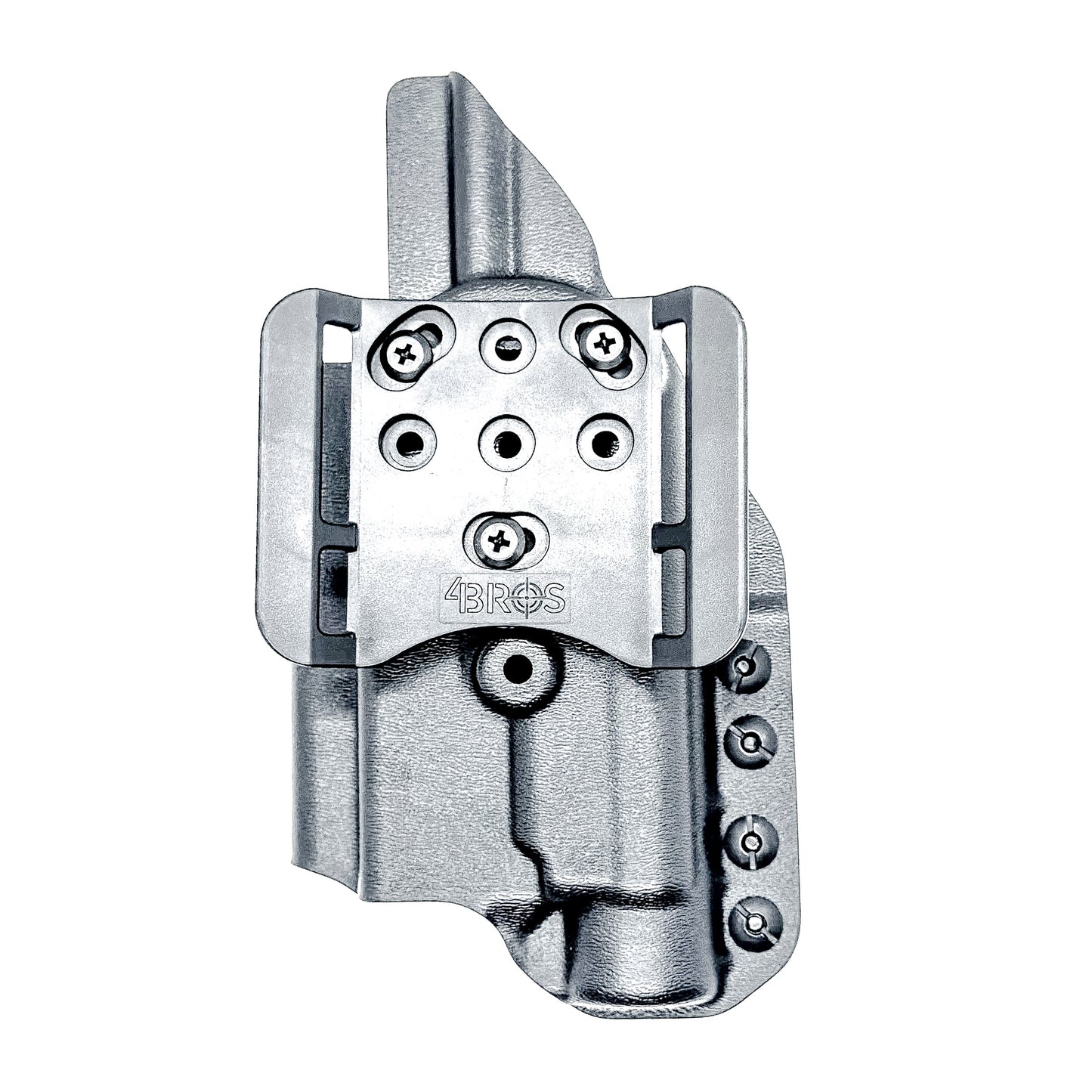 Outside Waistband (OWB) holster for Glock 19 & 45 with Streamlight TLR-1 HL-X. Built for duty and competition. Red dot ready, open muzzle, and made in the USA