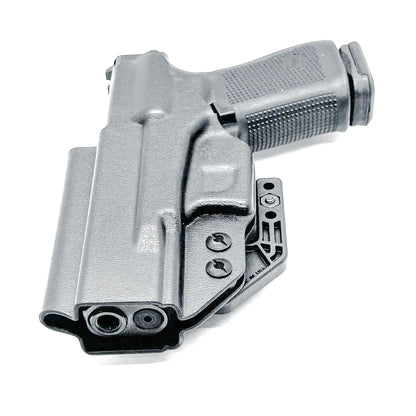 IWB holster for Glock 19, 19X, 45, and 32 – right-hand draw, adjustable retention and cant, full sweat guard, made in the USA from .093" Kydex