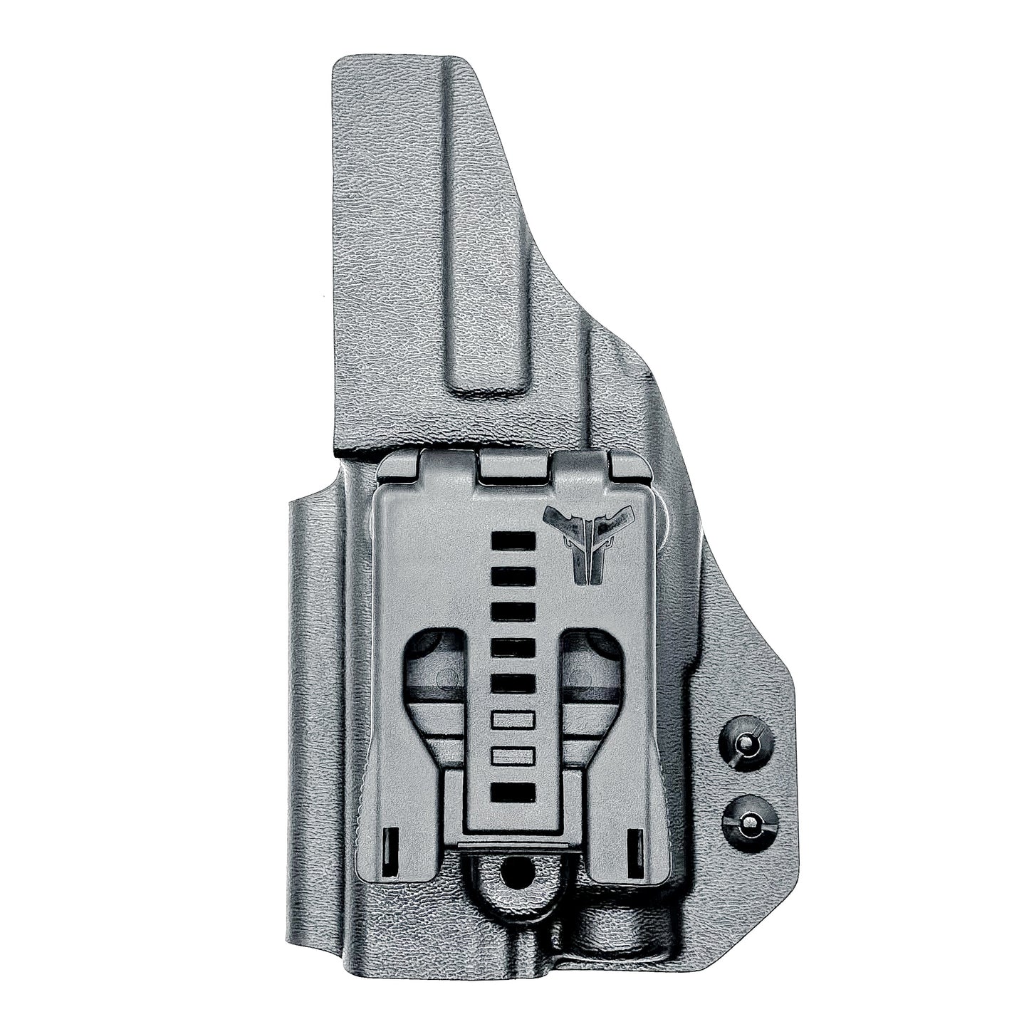 For the best Outside Waistband OWB Holster for the Glock 19, 23, 32, 19X, or 45 with the Nightstick TCM-550XL or TCM-550XLS shop Four Brothers 4BROS Holsters.