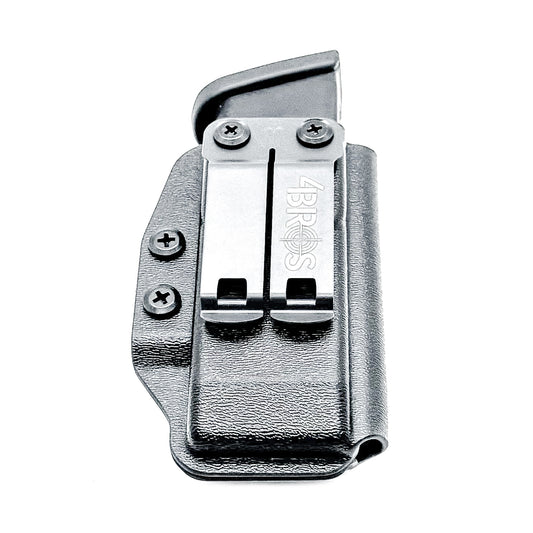Kydex IWB AIWB appendix inside waistband magazine pouch carrier or holster for the Glock 20 10mm mags from Four Brothers Holsters