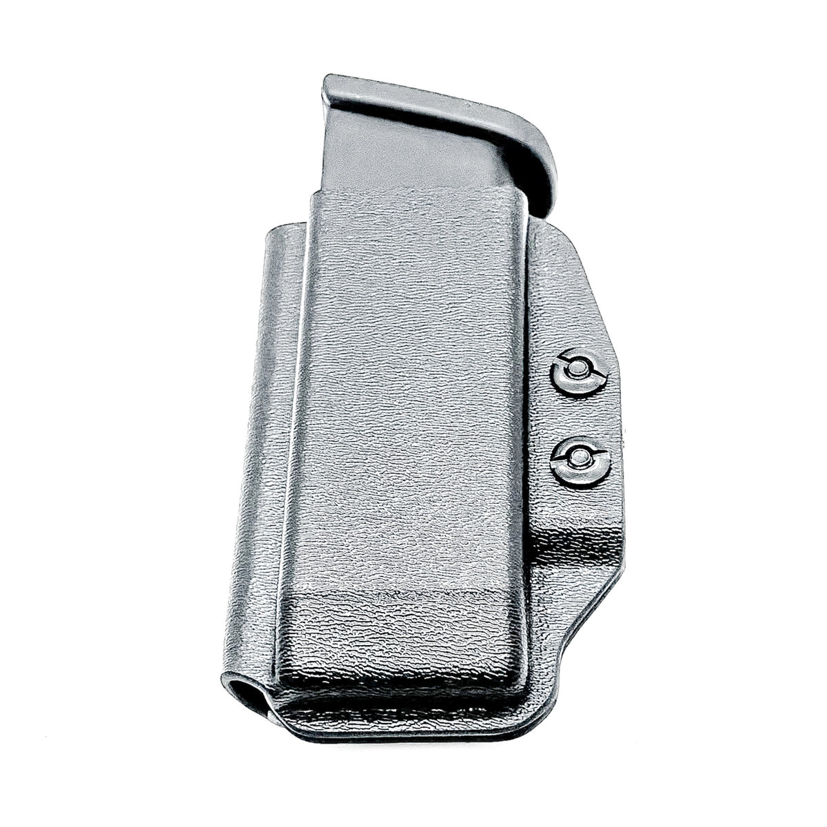 Kydex IWB AIWB appendix inside waistband magazine pouch carrier or holster for the Glock 20 10mm mags from Four Brothers Holsters