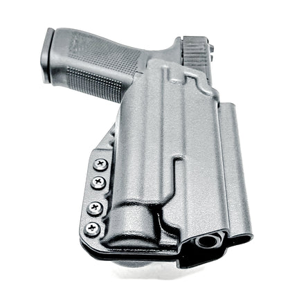 Outside Waistband holster for Glock 20 Gen 5 10MM & TLR-1 HL. Precision OWB fit, adjustable retention, optics-ready cut, and USA-made durability.