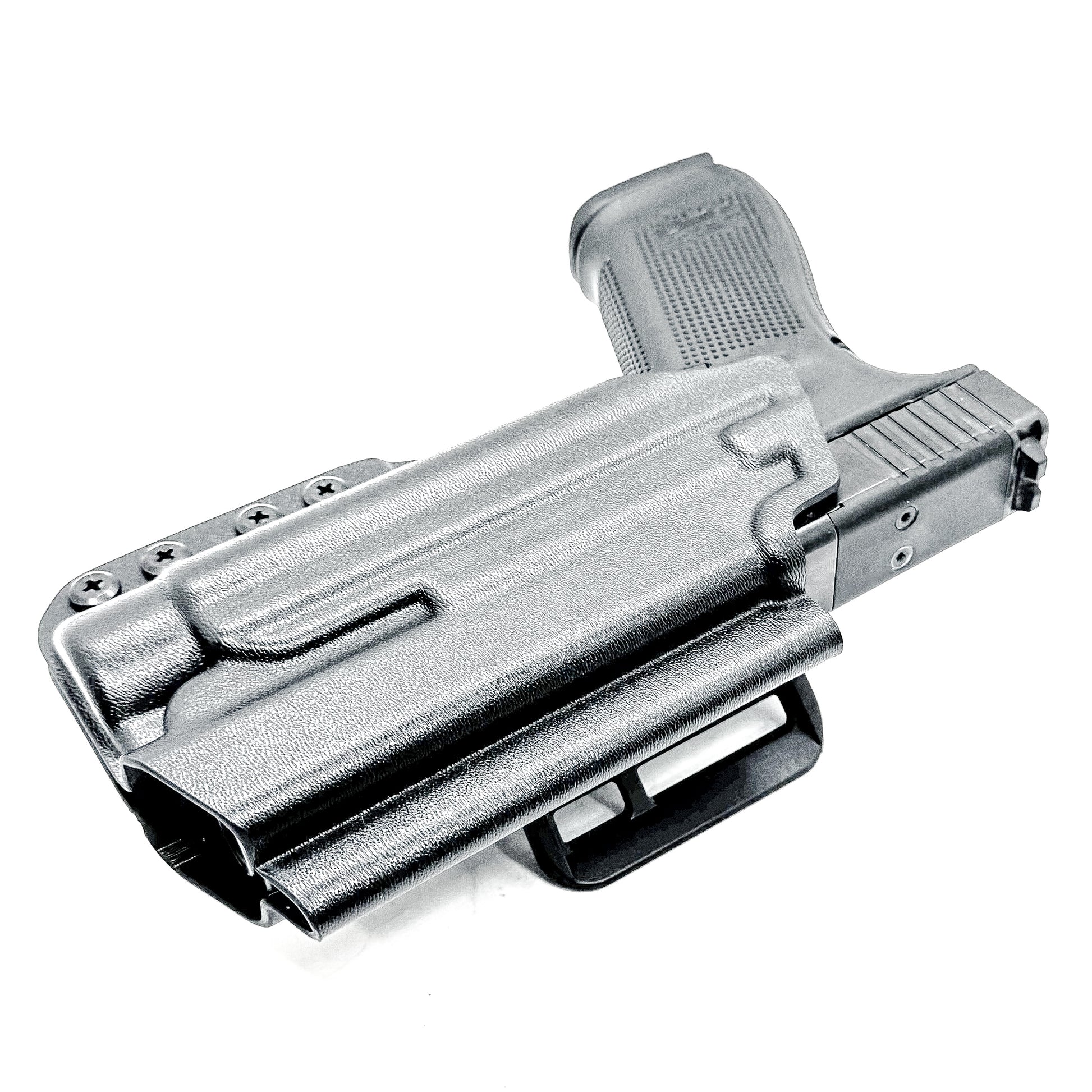 Outside Waistband holster for Glock 20 Gen 5 10MM & TLR-1 HL. Precision OWB fit, adjustable retention, optics-ready cut, and USA-made durability.