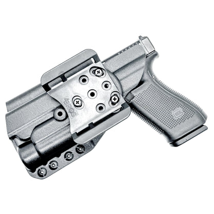 Outside Waistband holster for Glock 20 Gen 5 10MM & TLR-1 HL. Precision OWB fit, adjustable retention, optics-ready cut, and USA-made durability.