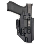 For the Best Inside Waistband IWB AIWB Appendix Kydex holster designed to fit the Glock Gen 5 34 and 34 MOS, with the Streamlight TLR-7 or TLR-7A light, shop Four Brothers Holsters. Adjustable retention, Open Muzzle, Cleared for red dot optics, & 3/8" suppressor height sights. Proudly Made in the USA 