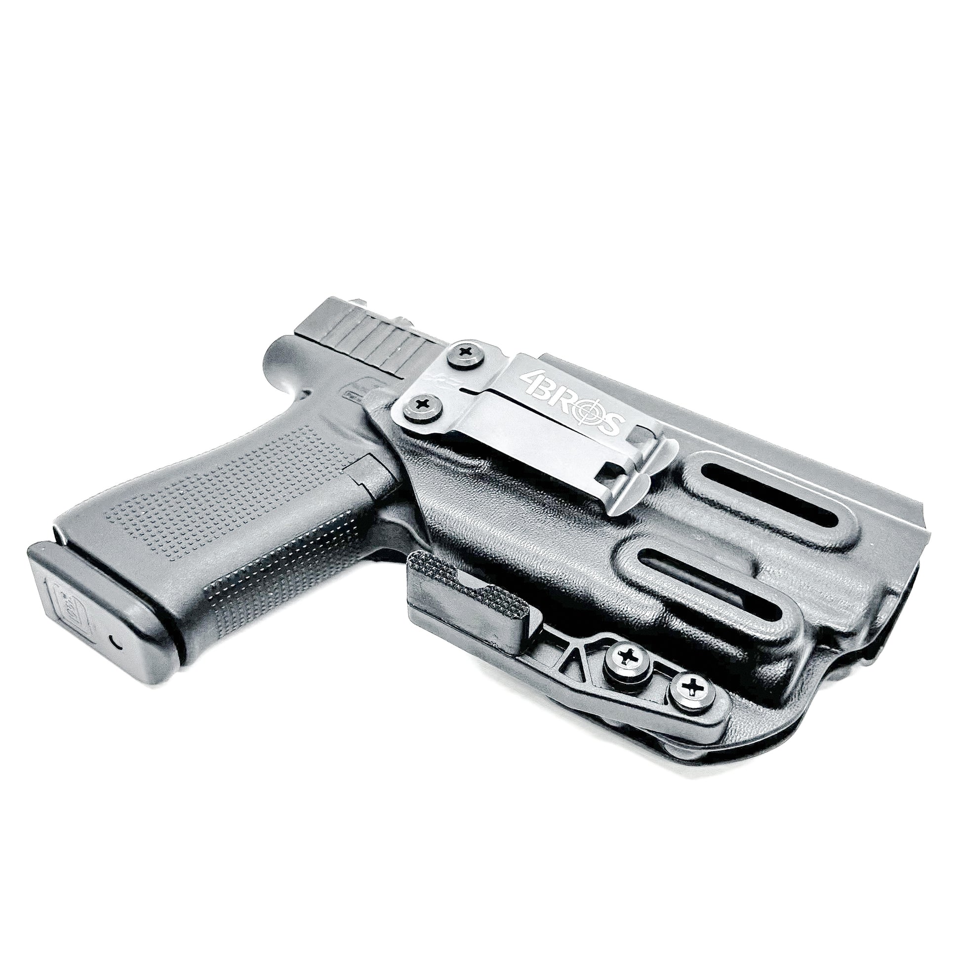 Kydex Inside Waistband Holster for the Glock 43X MOS, 48 MOS, 43X Rail, or 48 Rail pistols & Streamlight TLR-7 Sub from Four Brothers Holsters