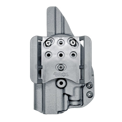 Outside Waistband Holster for the Glock 43X MOS, 48 MOS, 43X Rail, or 48 Rail pistols & Streamlight TLR-7 Sub from Four Brothers Holsters.