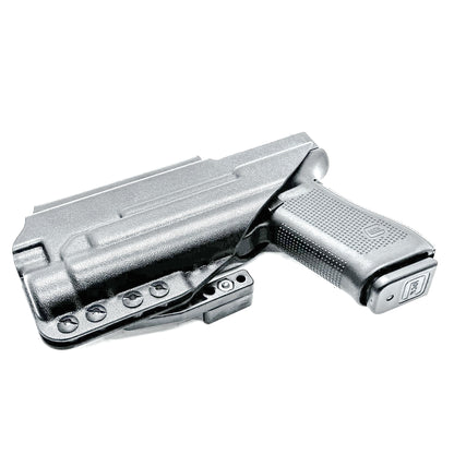 For the best IWB Kydex Inside Waistband Holster for the Glock 17 and 47 Gen 5 pistols with the Streamlight TLR-1 HL, shop Four Brothers 4BROS Holsters. 