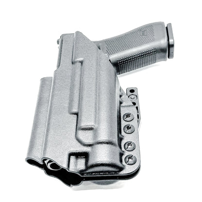 For the best IWB Kydex Inside Waistband Holster for the Glock 17 and 47 Gen 5 pistols with the Streamlight TLR-1 HL, shop Four Brothers 4BROS Holsters. 