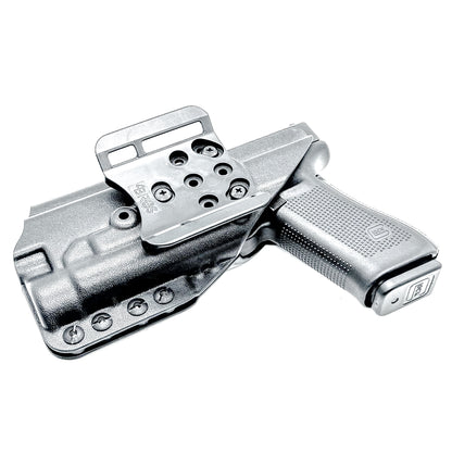 For the best Outside Waistband OWB Holster for the Glock 17 and 47 Gen 5 pistols with the Streamlight TLR-1 HL, shop Four Brothers 4BROS Holsters. 