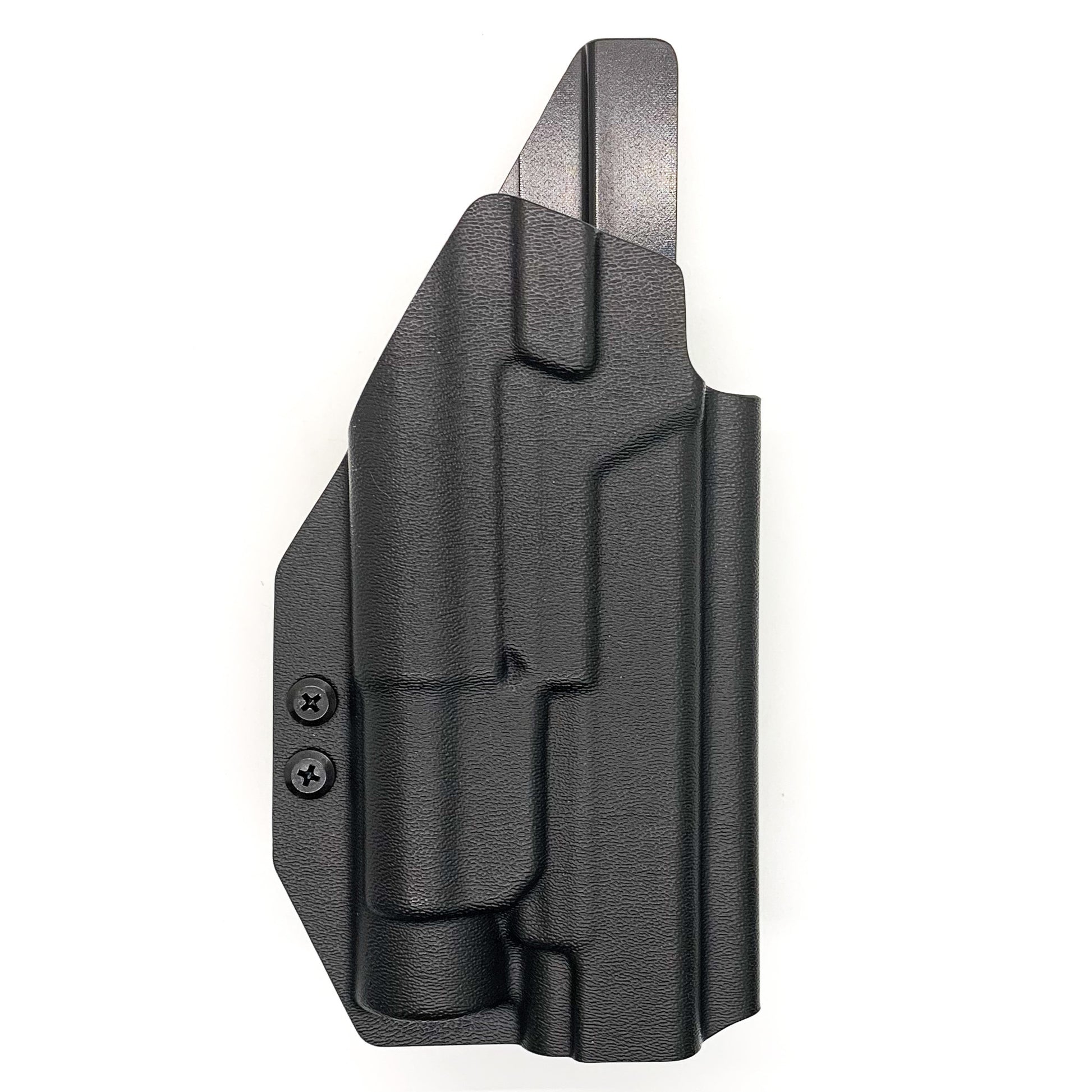 For the best Outside Waistband OWB Holster for the Glock 17, 34, and 47 Gen 5 pistols with the Streamlight TLR-1 HL, shop Four Brothers 4BROS Holsters. 