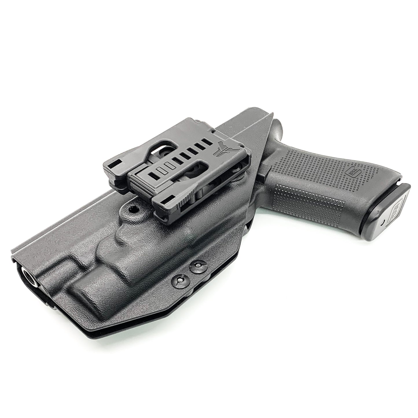 For the best Outside Waistband OWB Holster for the Glock 17, 34, and 47 Gen 5 pistols with the Streamlight TLR-1 HL, shop Four Brothers 4BROS Holsters. 