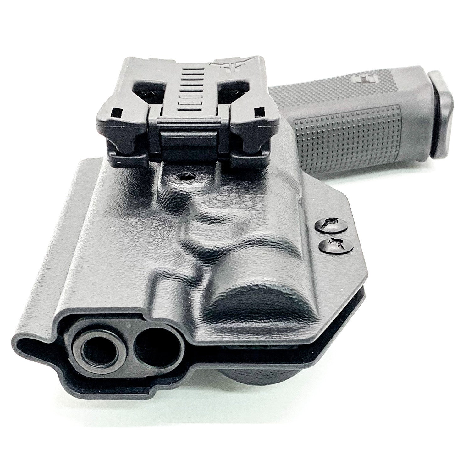 For the best Outside Waistband OWB Holster for the Glock 17, 34, and 47 Gen 5 pistols with the Streamlight TLR-1 HL, shop Four Brothers 4BROS Holsters. 