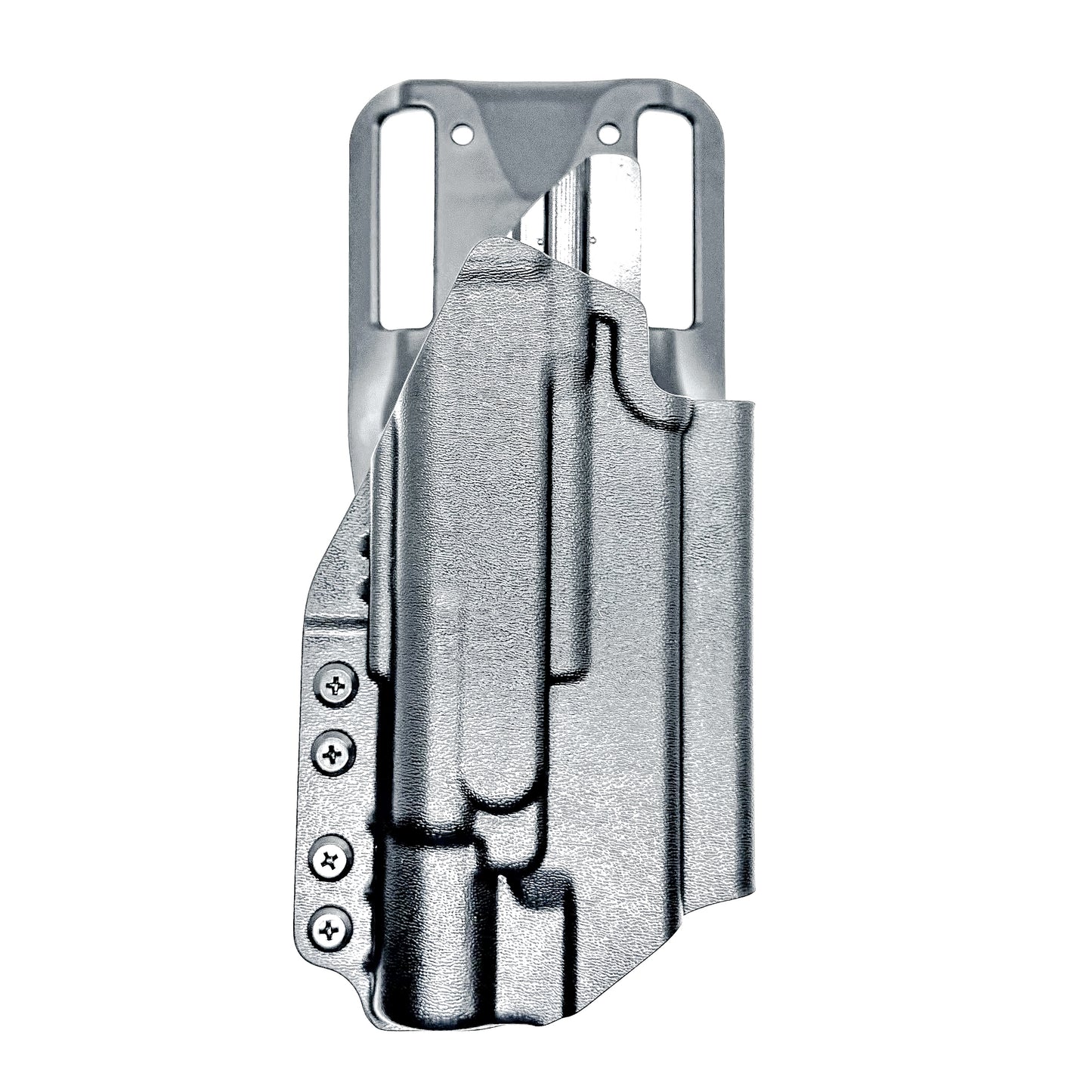 Duty & Competition OWB holster for the Glock 17 or 47 with the Surefire X300.  Shown in black with the Duty Drop attachment.