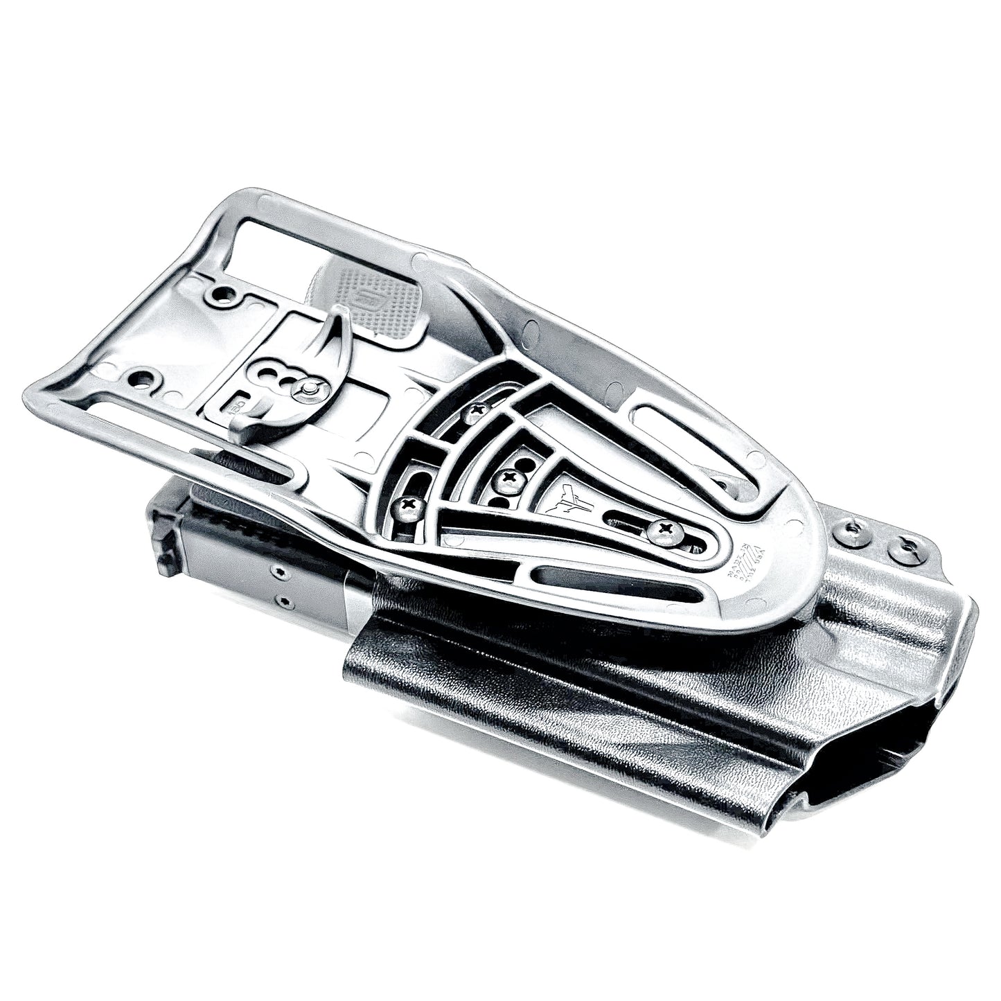 Duty & Competition OWB holster for the Glock 17 or 47 with the Surefire X300.  Shown in black with the Duty Drop attachment.