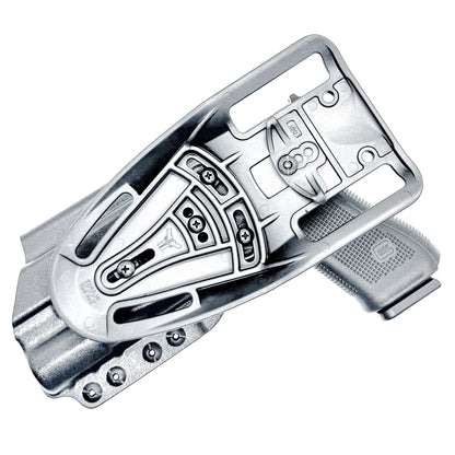 Duty & Competition OWB holster for the Glock 17 or 47 with the Surefire X300.  Shown in black with the Duty Drop attachment.