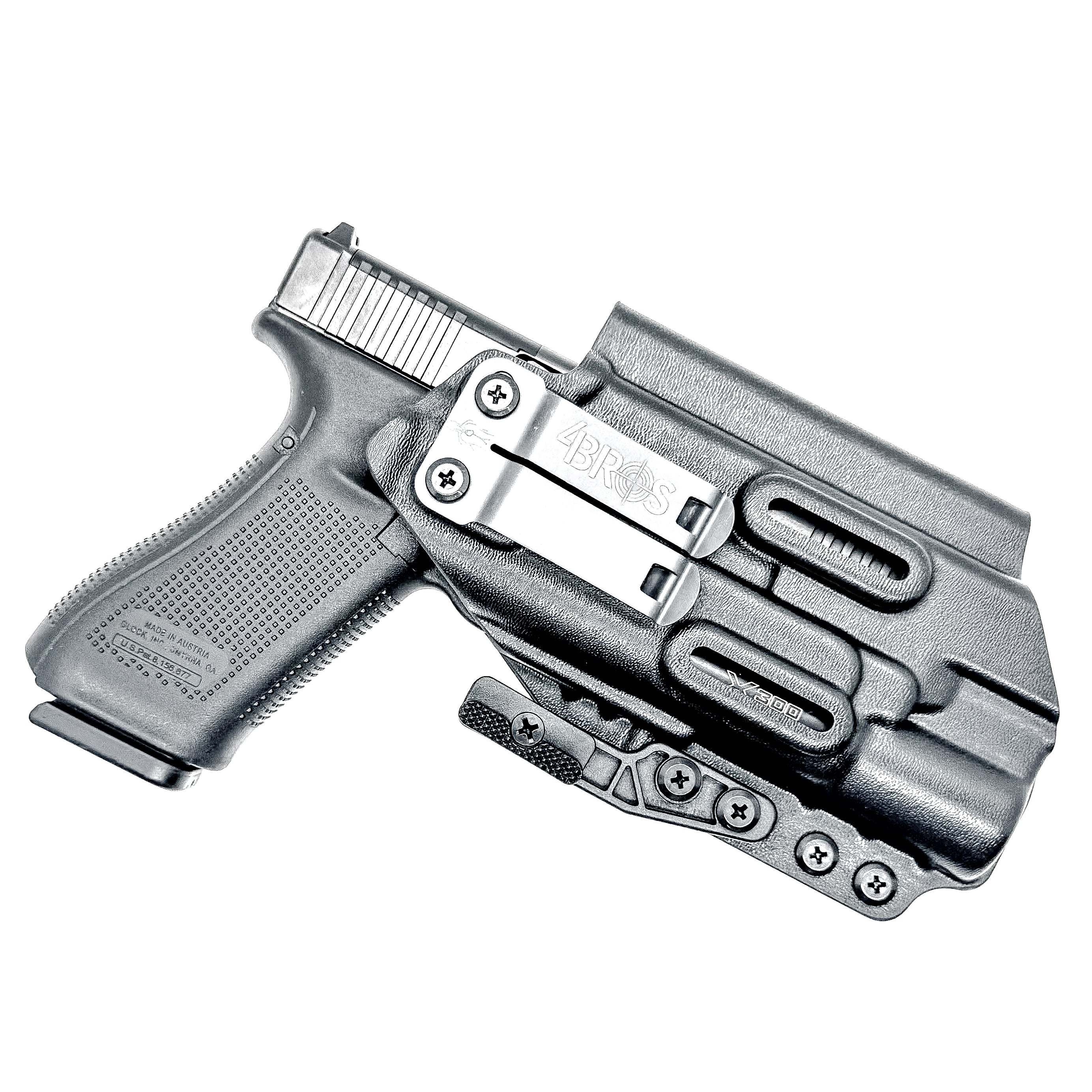 Glock 17/47 with Surefire X300 IWB Holster – Four Brothers