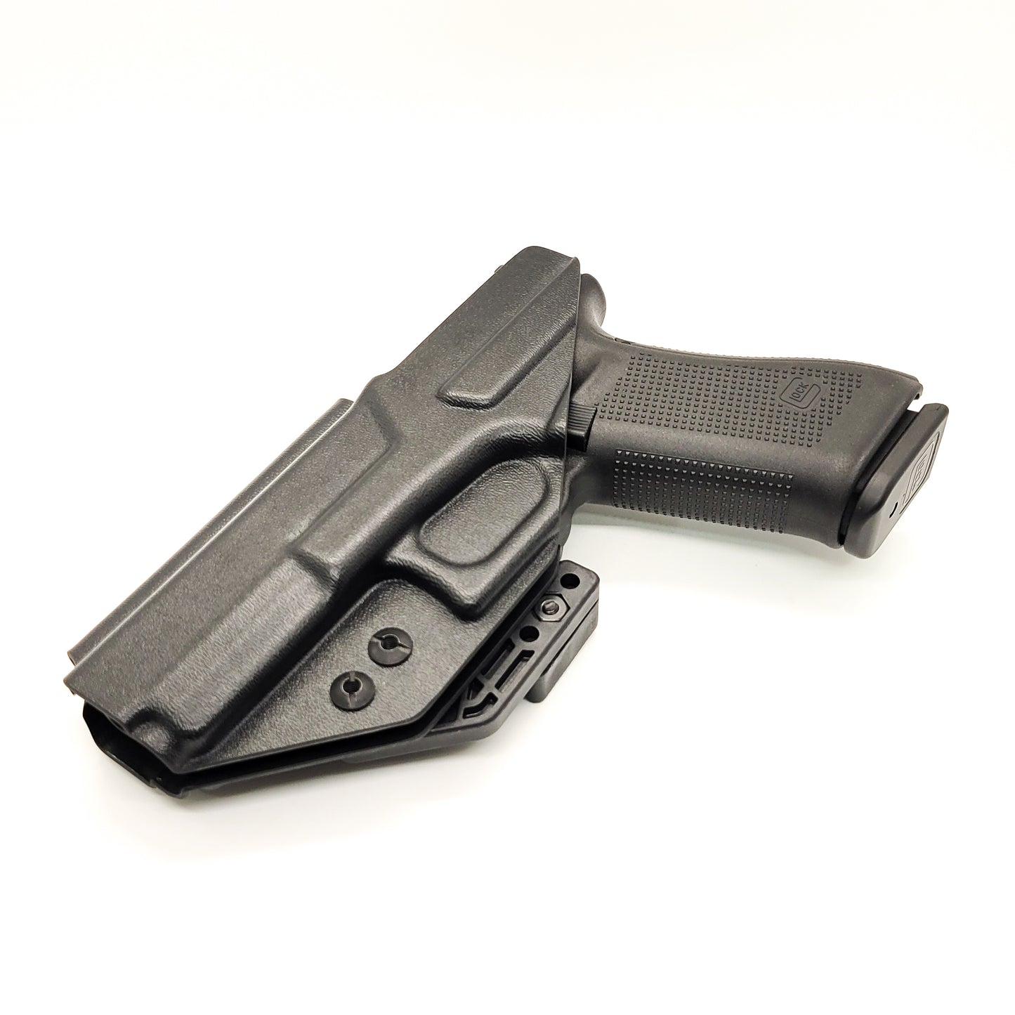 For the best IWB Kydex Inside Waistband Holster for the Glock 17 Gen 3, Gen 4, Gen 5, Gen 4 MOS, and 5 MOS, shop Four Brothers 4BROS Holsters.  Made in USA