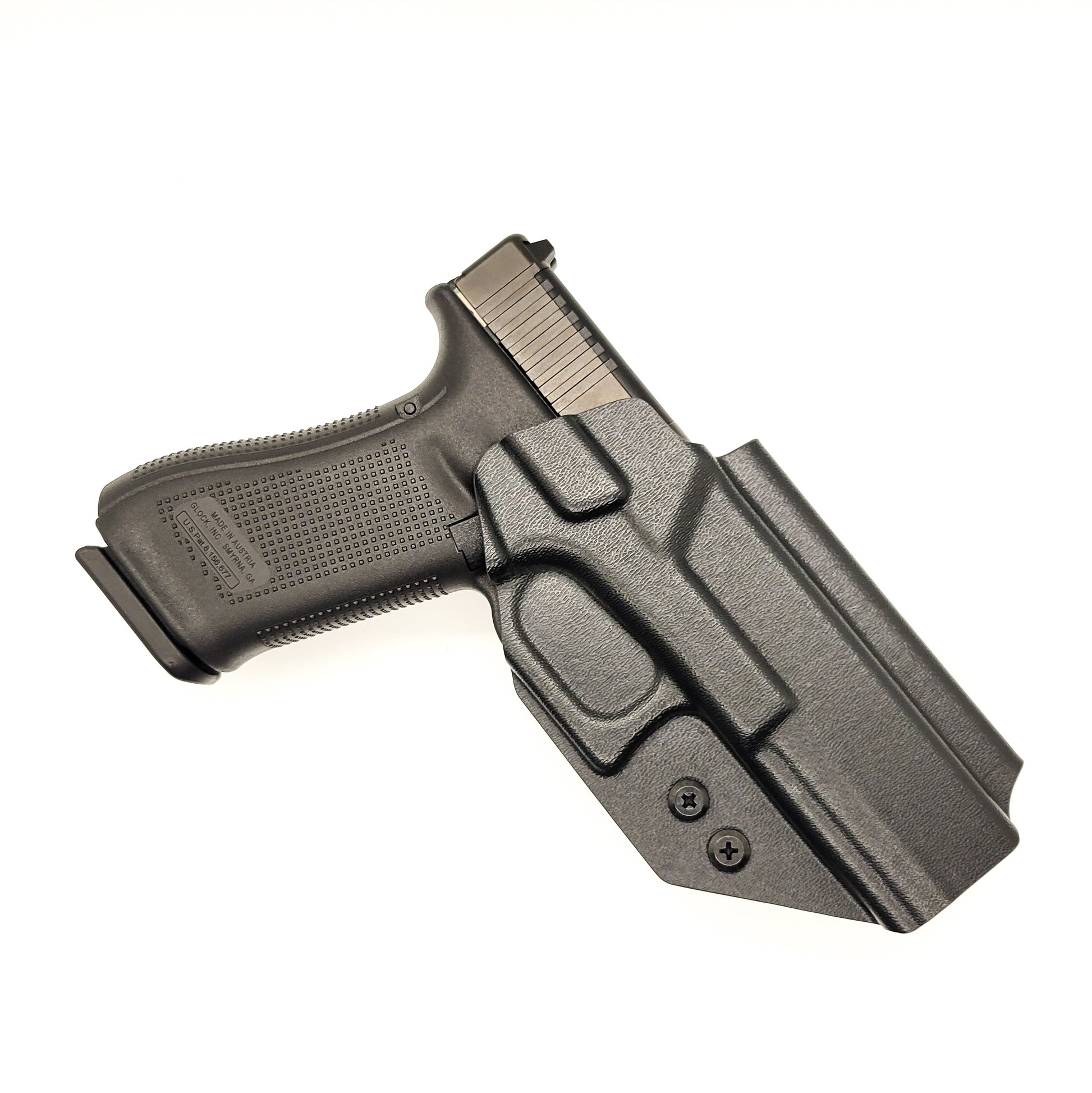 For the best Outside Waistband OWB Holster for the Glock 17, 22, 17 MOS, 22 MOS, Gen 4, Gen 5, compact & full size 9mm and 40 S&W shop Four Brothers holsters.
