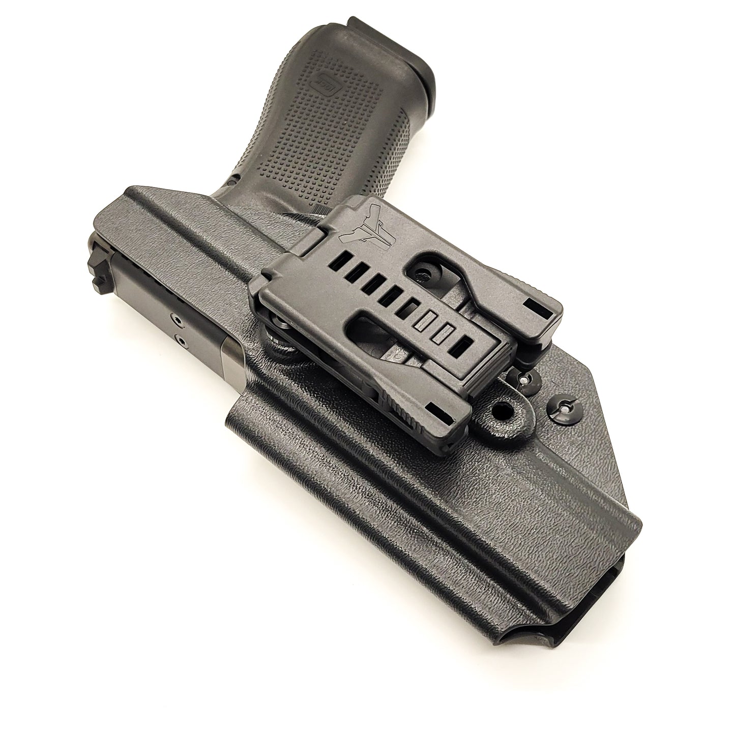 For the best Outside Waistband OWB Holster for the Glock 17, 22, 17 MOS, 22 MOS, Gen 4, Gen 5, compact & full size 9mm and 40 S&W shop Four Brothers holsters.
