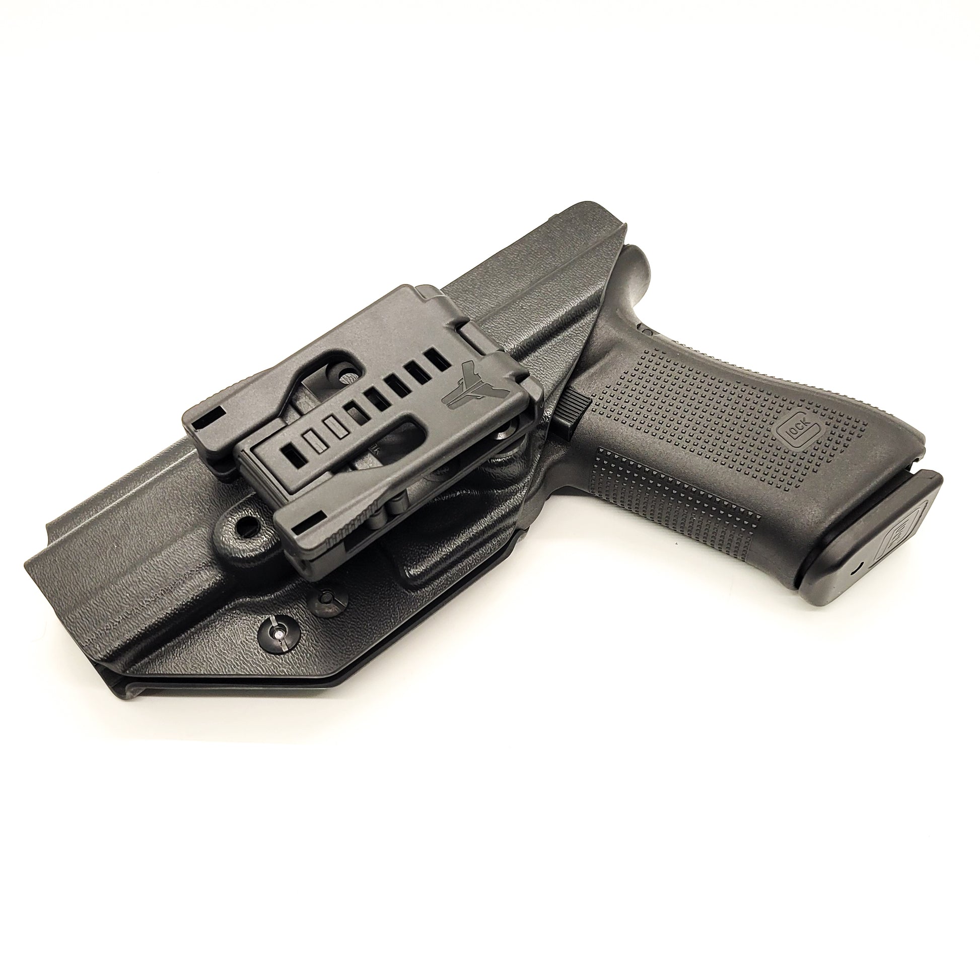 For the best Outside Waistband OWB Holster for the Glock 17, 22, 17 MOS, 22 MOS, Gen 4, Gen 5, compact & full size 9mm and 40 S&W shop Four Brothers holsters.
