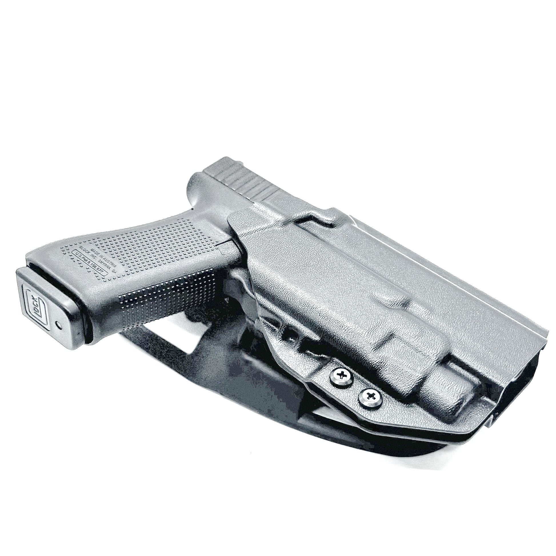 Glock 17 with TLR-7 HL-X Black Duty and Competition Holster with duty drop.