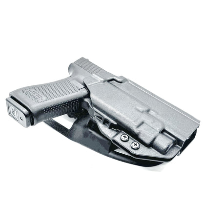 Glock 17 with TLR-7 HL-X Black Duty and Competition Holster with duty drop.
