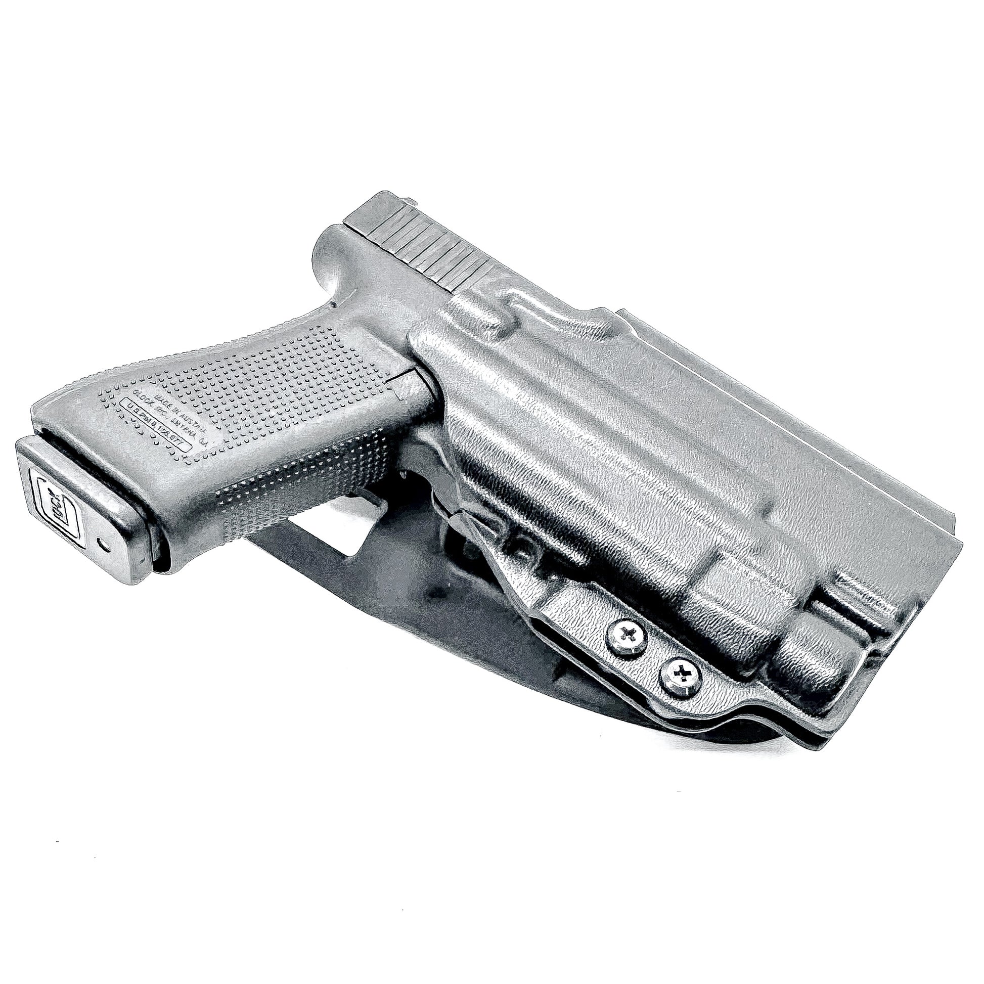 Glock 17 with TLR-7 HL-X Black Duty and Competition Holster with duty drop.